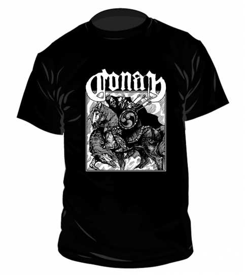 T-Shirt: Conan - Horseback Battle Hammer