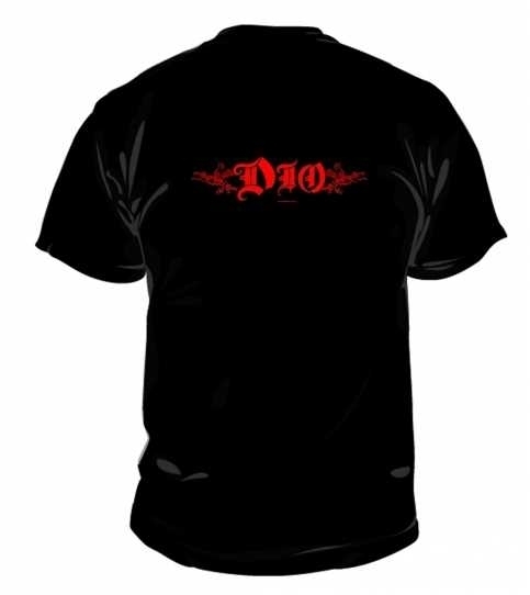 T-Shirt: Dio - Flaming Logo