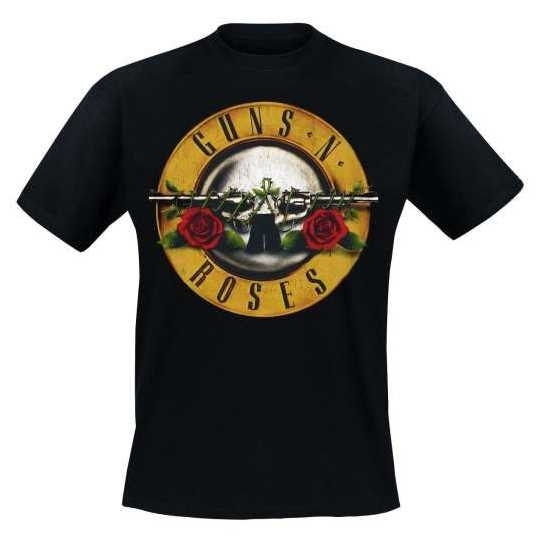 T-Shirt: Guns'n'Roses - Distressed Bullet