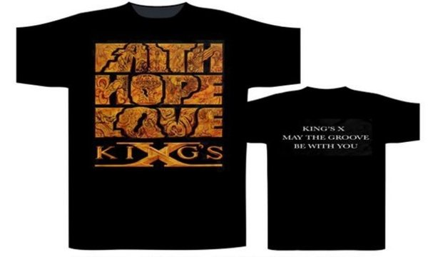 T-Shirt: Kings X - Faith, Hope, Love