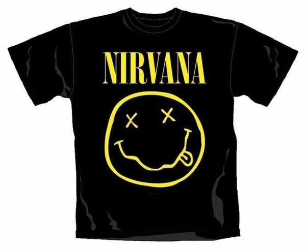 T-Shirt: Nirvana - Smiley