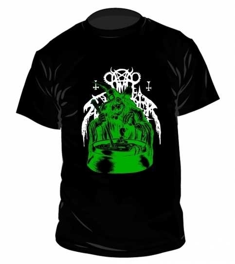 T-Shirt: Nunslaughter - Green Witch - He is My Guaridan