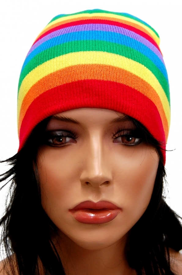 Mütze / Beanie: Regenbogen / Rainbow