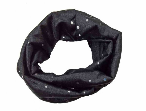 Black multi scarf / neck scarf / tube scarf / tube scarf