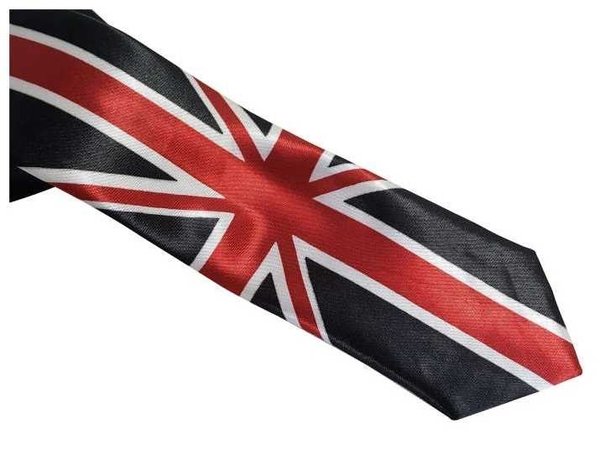 Krawatte: UK - Großbritannien Flagge - Union Jack
