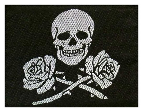 Skull & Roses - Aufnäher / Patch