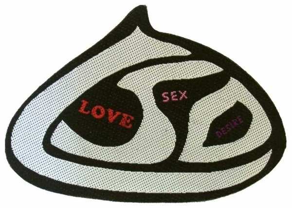 Love Sex Desire - Aufnäher / Patch