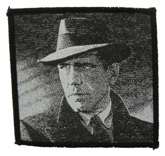 Detektiv - Humphrey Bogart - Aufnäher / Patch