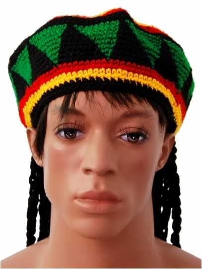 Mütze: Rasta - Dreadlocks - Dreadlock Mütze Jamaika - Rastarari