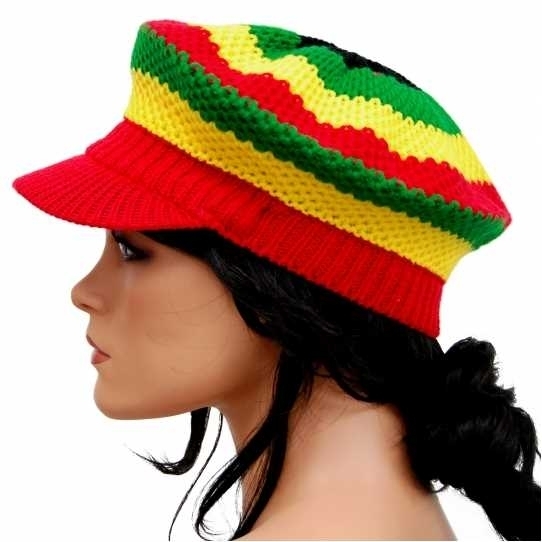 Mütze: Rasta Cap mit Schild - Soldier - Afrika Rastafari