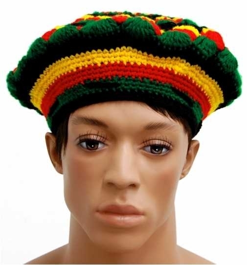Mütze: Rasta Cap - The Roots - Jamaika - Dreadlock Mütze - Rastafari