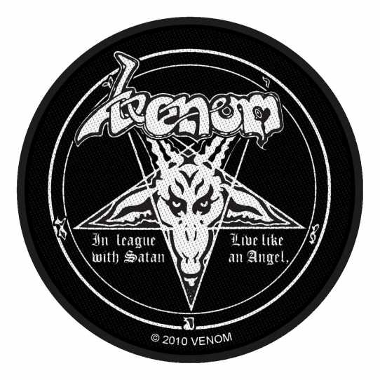Venom - In League With Satan - Aufnäher / Patch