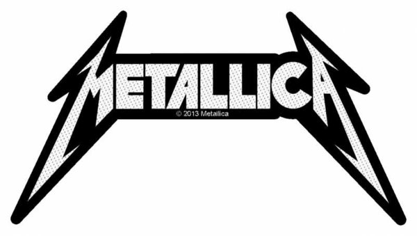Metallica - Shaped Logo - Aufnäher / Patch
