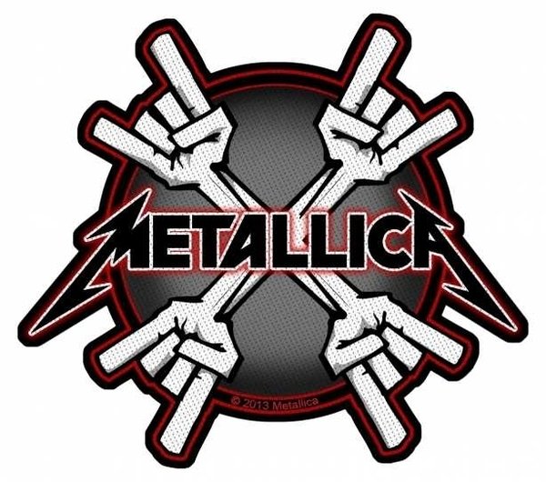Metallica - Metal Horns - Aufnäher / Patch