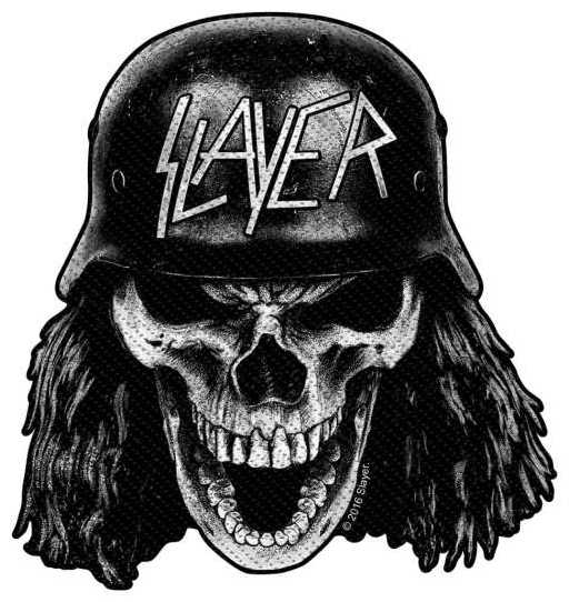 Slayer - Wehrmacht Skull Cut Out - Aufnäher / Patch