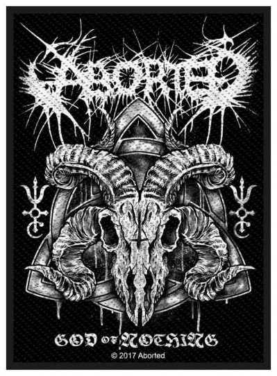 Aborted - God of Nothing - Aufnäher / Patch