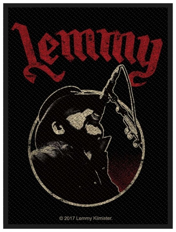 Lemmy - Microphone - Aufnäher / Patch