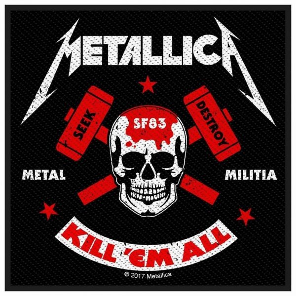 Metallica - Metal Militia - Aufnäher / Patch