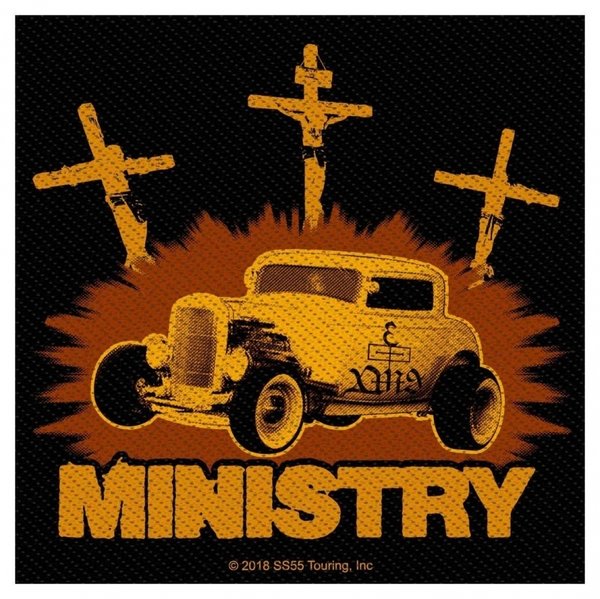 Ministry - Jesus built my Hotrod - Aufnäher / Patch