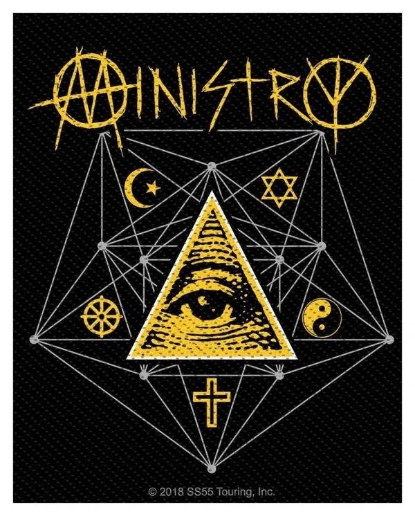 Ministry - All seeing Eye - Aufnäher / Patch