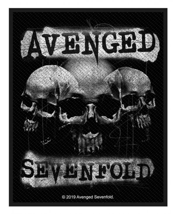 Avenged Sevenfold - 3 Skulls - Aufnäher / Patch