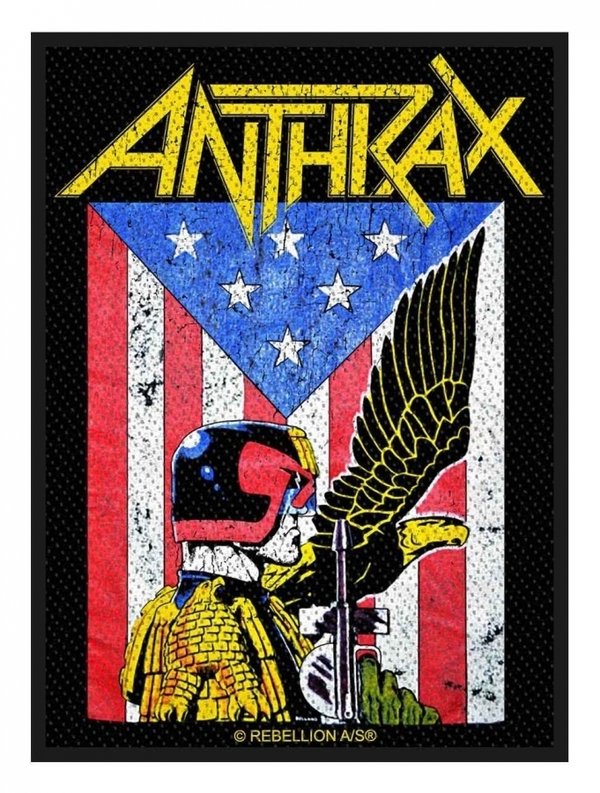 Anthrax - Judge Dredd - Aufnäher / Patch