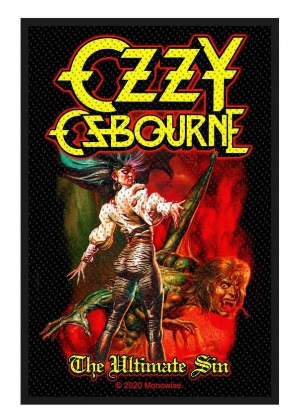 Ozzy Osbourne - The Ultimate Sin - Aufnäher / Patch