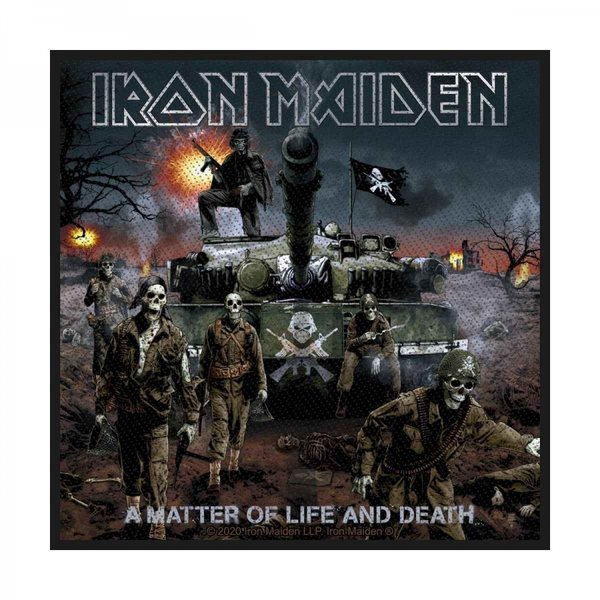 Iron Maiden - A matter of life & death - Aufnäher / Patch