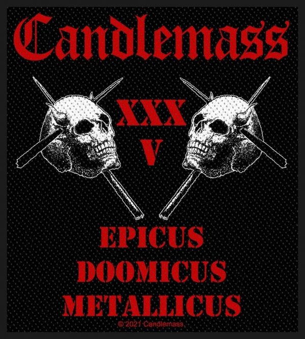 Candlemass - Epicus 35th Anniversary - Aufnäher / Patch