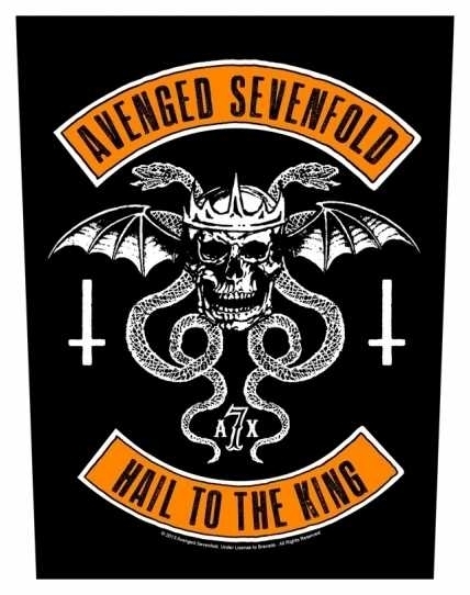 Avenged Sevenfold - Biker - Rückenaufnäher / Back patch / Aufnäher