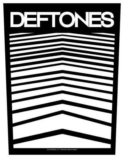 Deftones - Abstract Lines - Rückenaufnäher / Back patch / Aufnäher