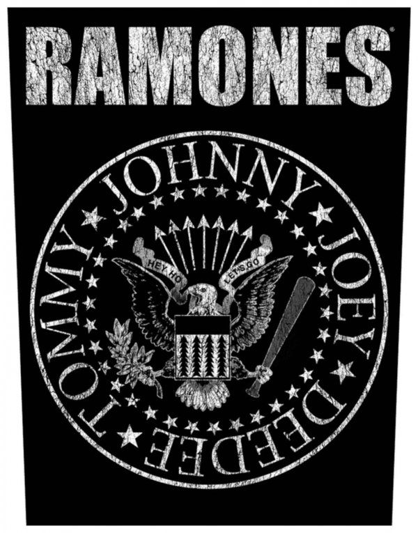 Ramones - Classic Seal - Rückenaufnäher / Back patch / Aufnäher