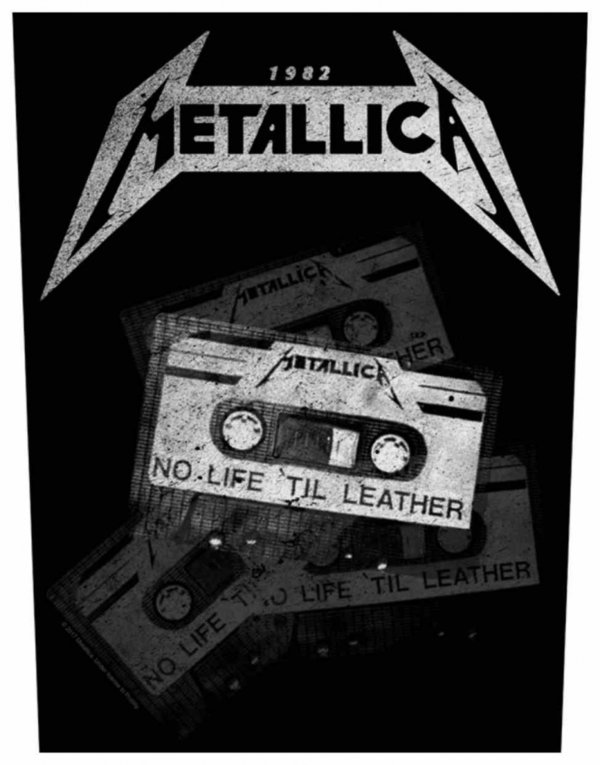 Metallica - No Life 'Til Leather - Rückenaufnäher / Back patch / Aufnäher