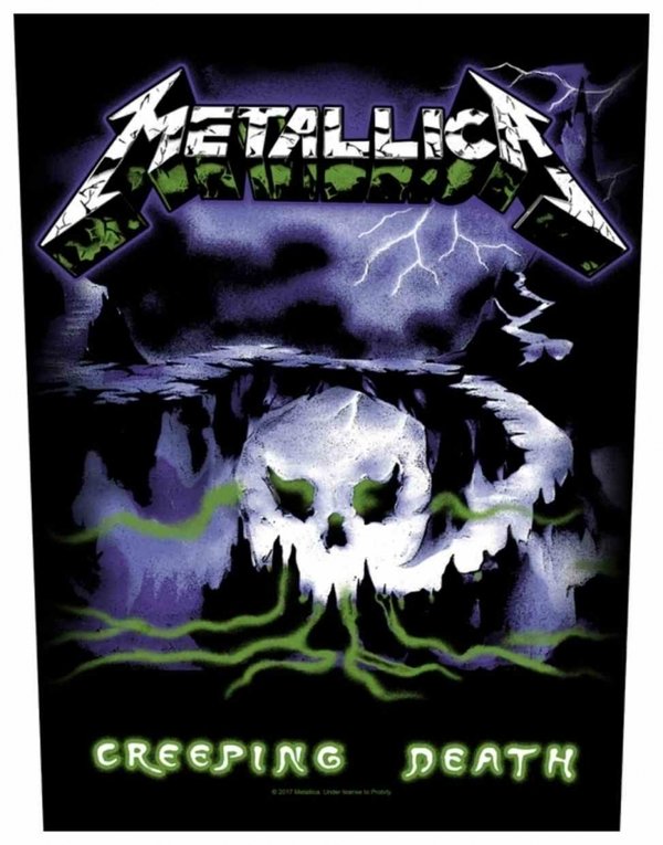 Metallica - Creeping Death - Rückenaufnäher / Back patch / Aufnäher