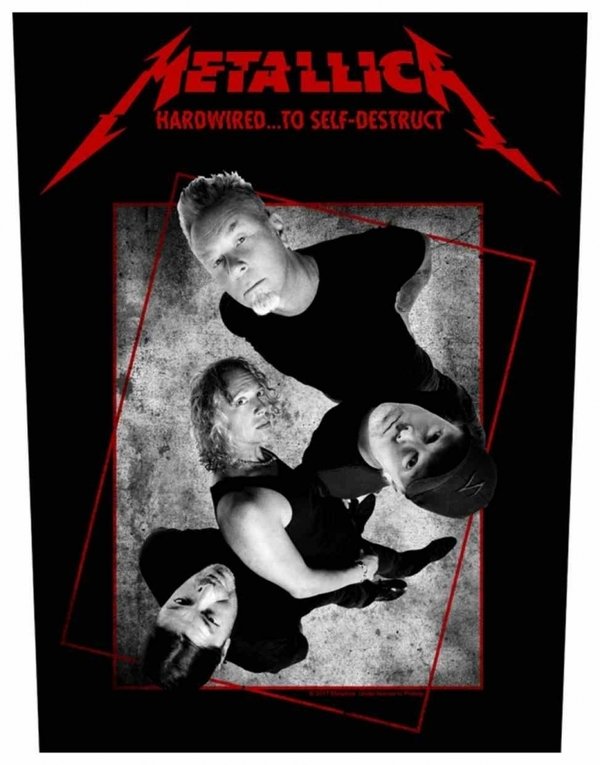 Metallica - Hardwired Concrete - Rückenaufnäher / Back patch / Aufnäher