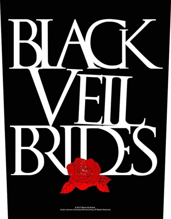 Black Veil - Brides Rose - Rückenaufnäher / Back patch / Aufnäher
