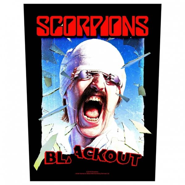Scorpions - 'Blackout' - Rückenaufnäher / Back patch / Aufnäher