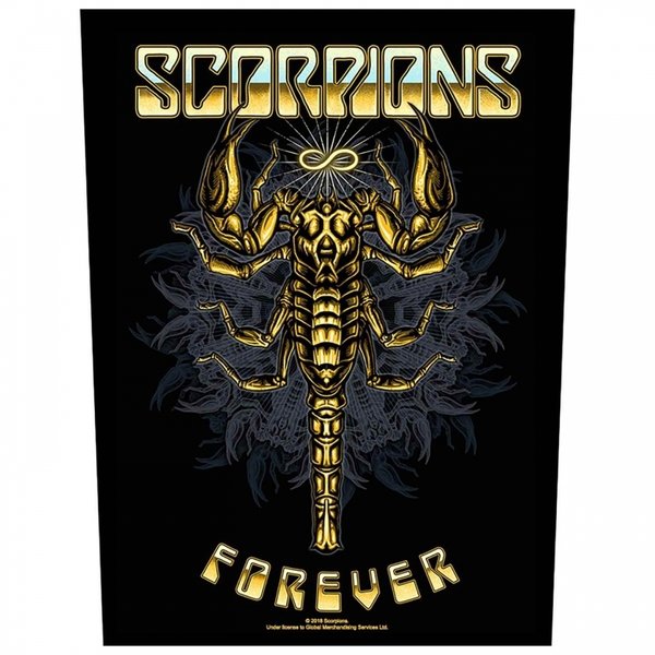 Scorpions - Forever - Rückenaufnäher / Back patch / Aufnäher