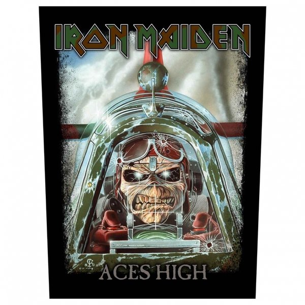 Iron Maiden - 'Aces High' - Rückenaufnäher / Back patch / Aufnäher