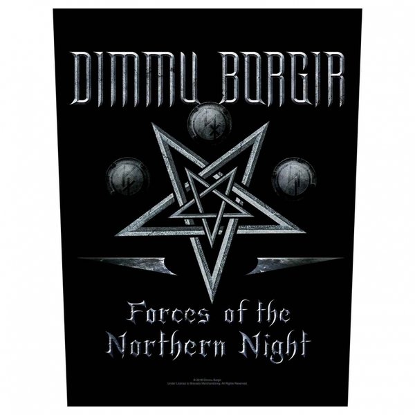 Dimmu Borgir - 'Forces of the northern night' - Rückenaufnäher / Backpatch