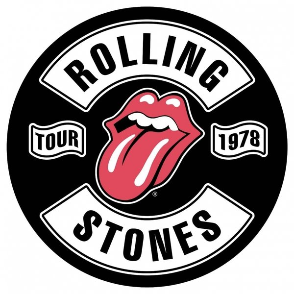 Rolling Stones - 'Tour 1978' - Rückenaufnäher / Back patch / Aufnäher