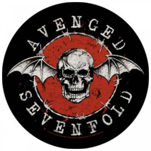 Avenged Sevenfold - Distressed Skull - Rückenaufnäher / Back patch / Aufnäher