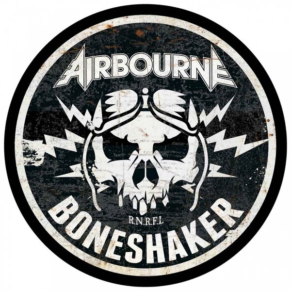Airbourne - Boneshaker - Rückenaufnäher / Back patch / Aufnäher