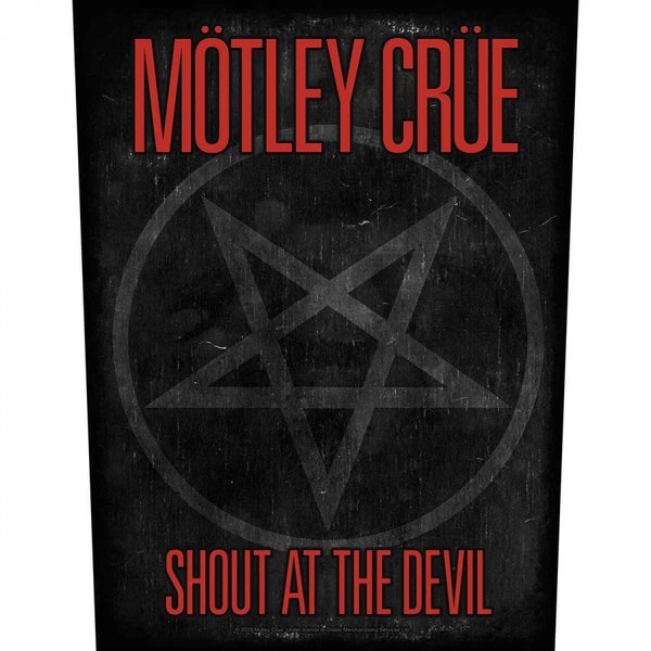 Mötley Crüe - Shout At The Devil - Rückenaufnäher / Backpatch