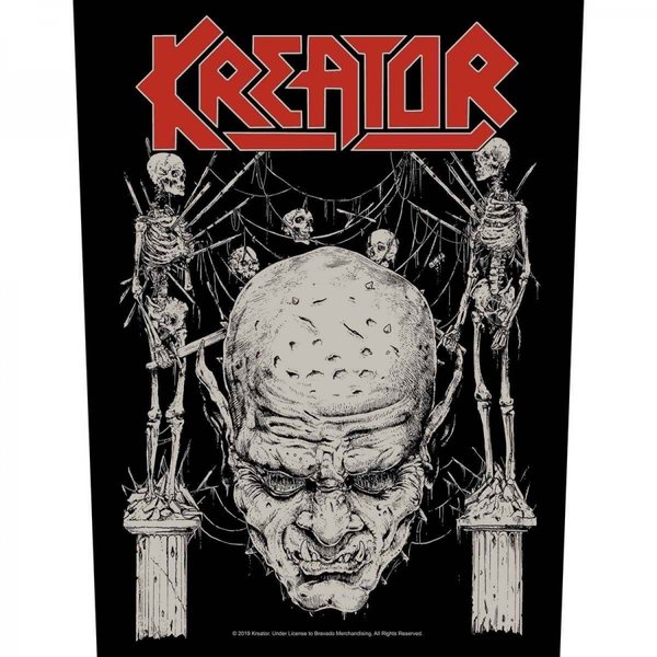Kreator - Skull & Skeletons - Rückenaufnäher / Back patch / Aufnäher