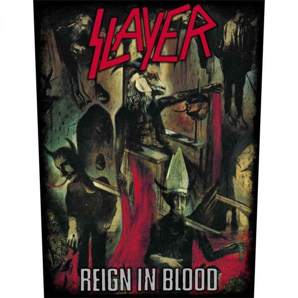 Slayer - Reign in Blood - Rückenaufnäher / Backpatch