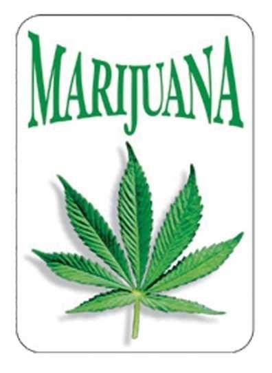 Aufkleber / Sticker: Marijuana