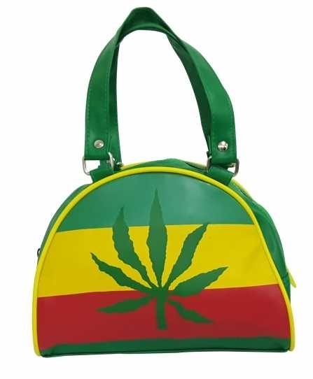 Henkeltasche: Cannabis Leaf - Rastarari - Afrika