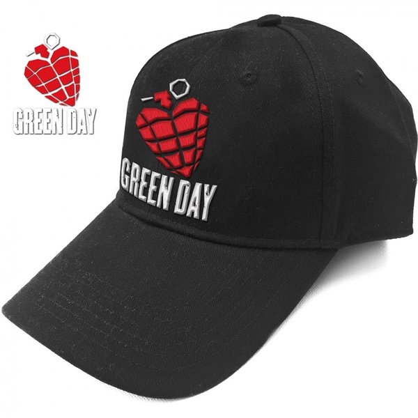 Baseball Cap: Green Day - Grenade Logo