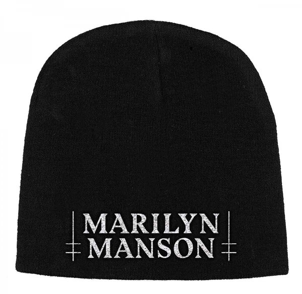 Mütze / Beanie: Marilyn Manson - Logo